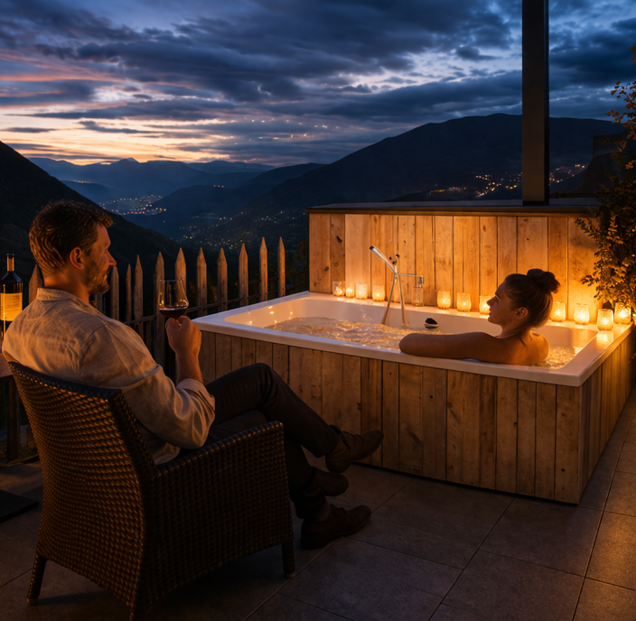 <p>Romantik mit Dolomitenblick</p>